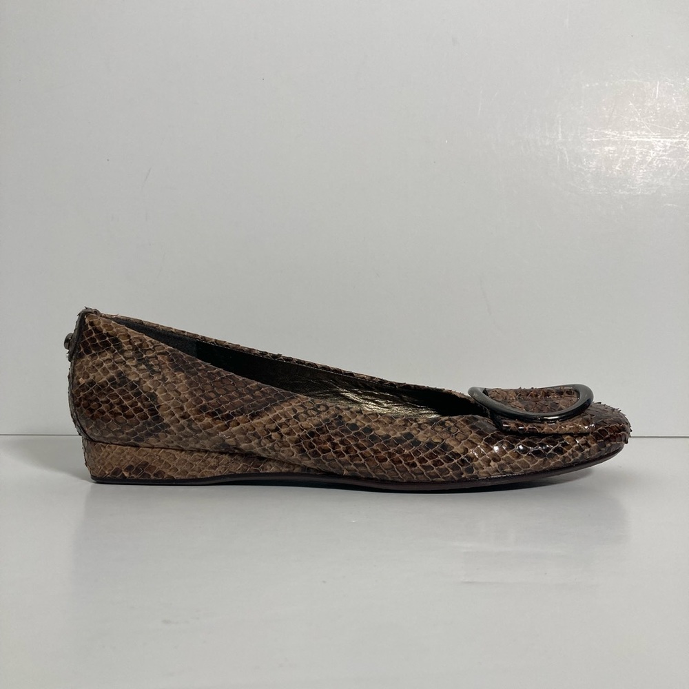 Stuart Weitzman Reptile Wedge Ballet Flat - image 2